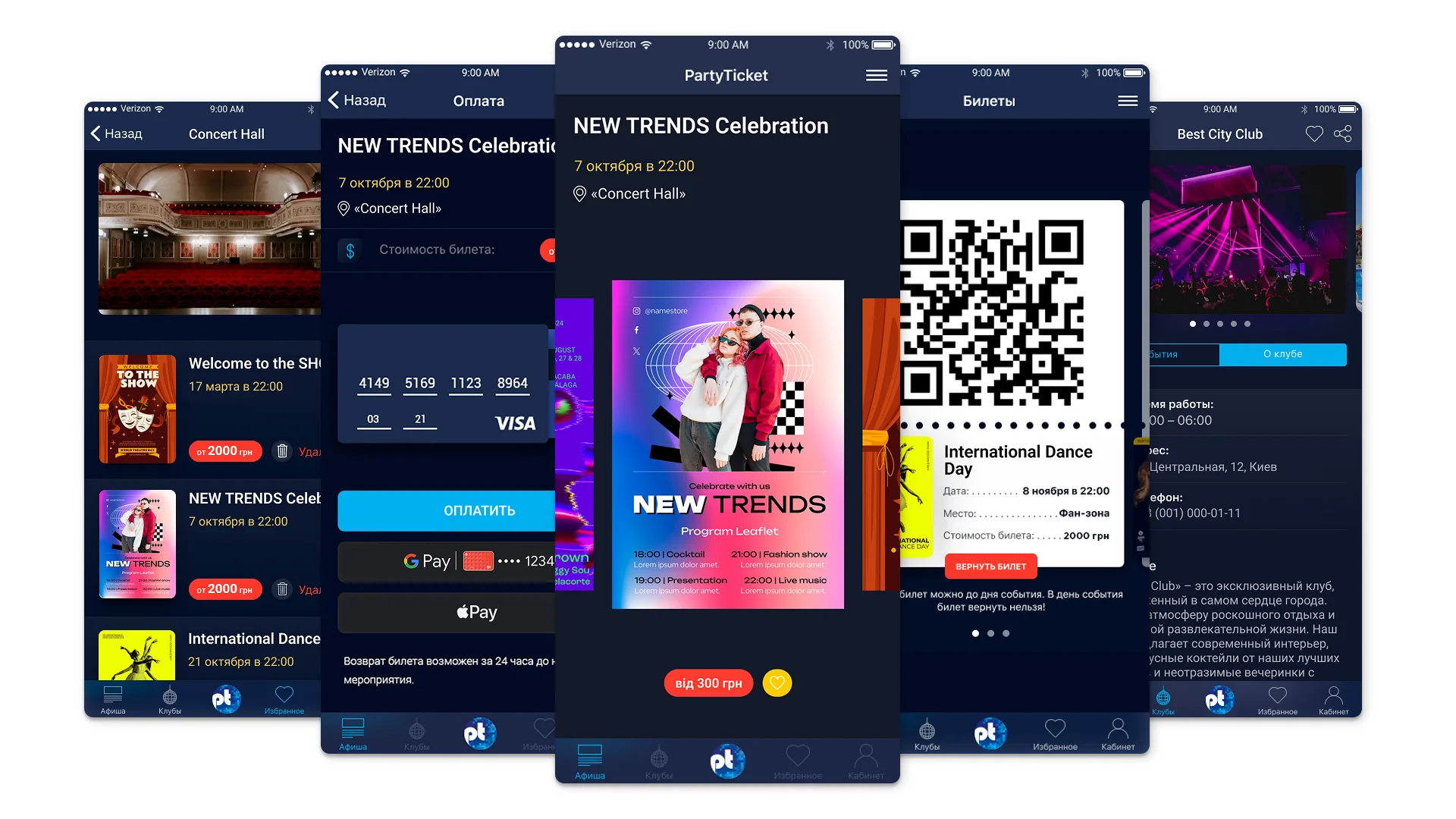 Система для продажу квитків «PartyTicket»