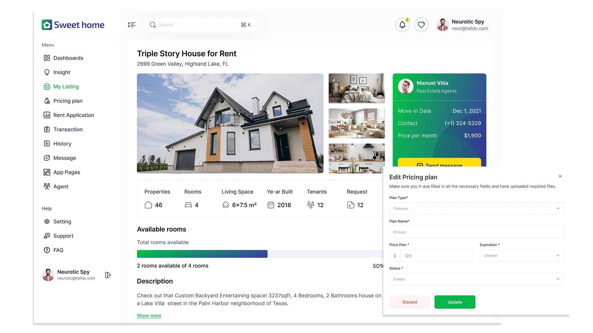 CRM for a real estate agency