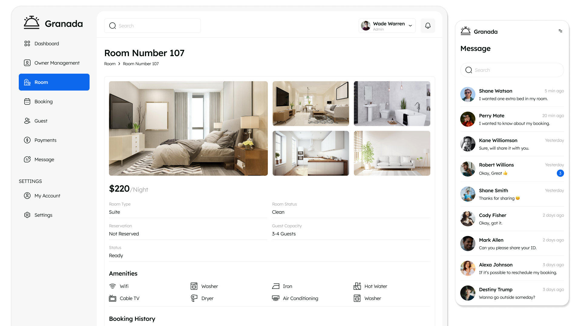 Development of CRM for hotels and motels
