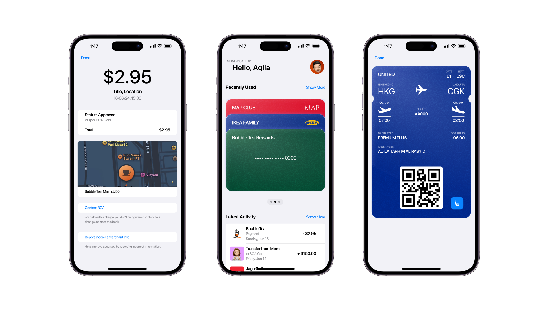 Virtual discount cards Apple Wallet and Google Pay