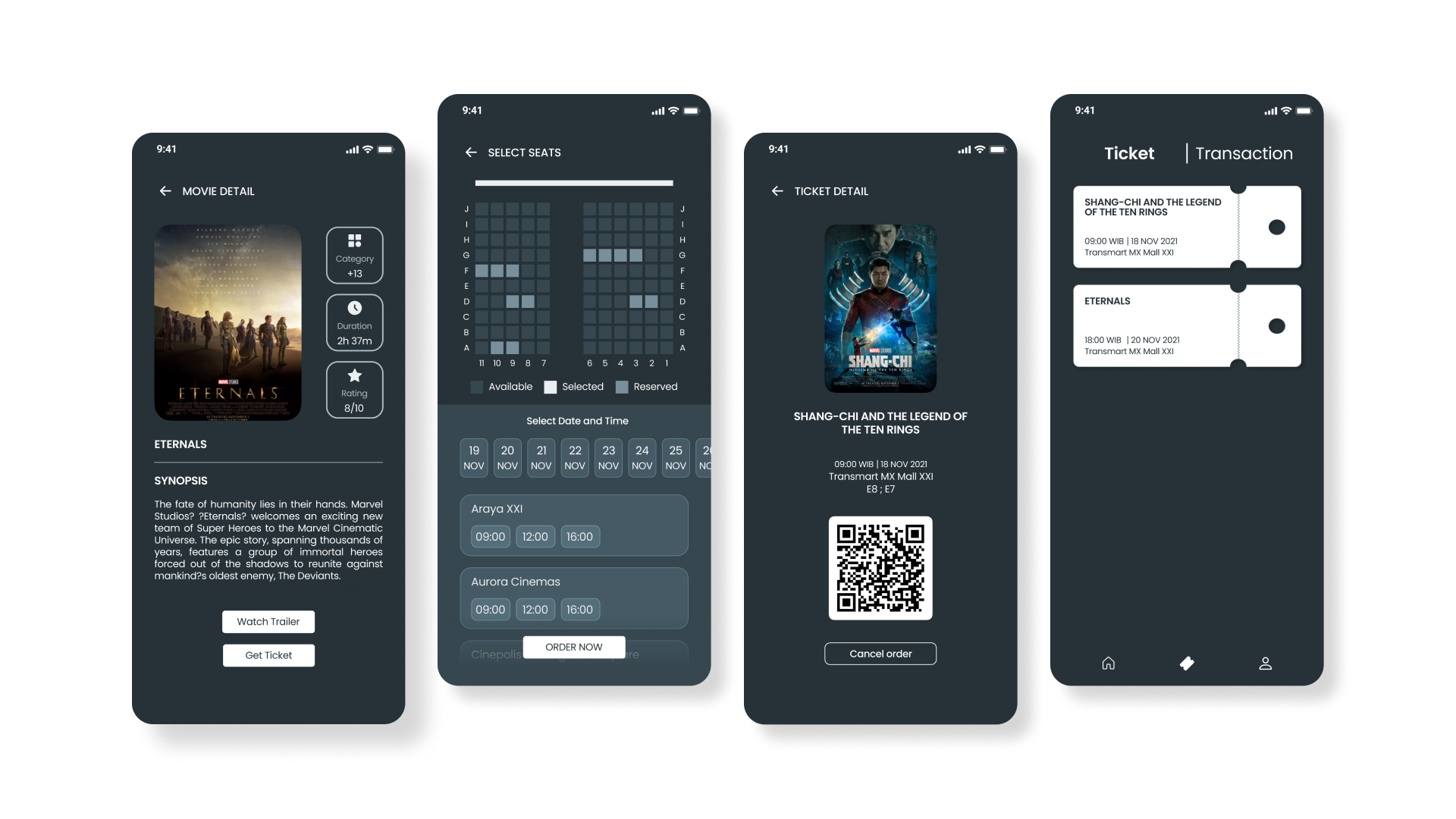 Cinema mobile application