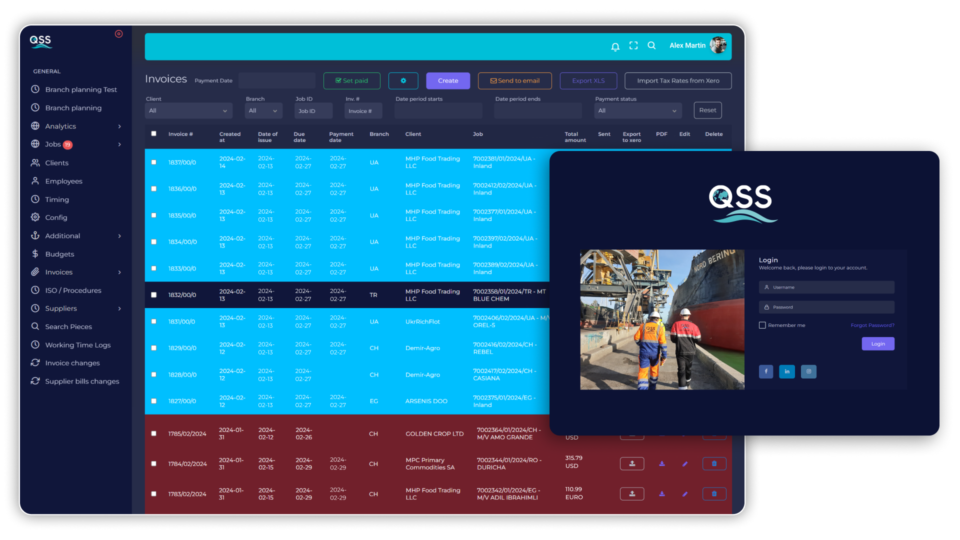 Web system QSS