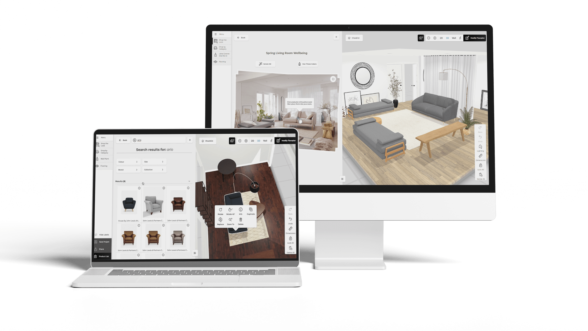 3D interior configurator