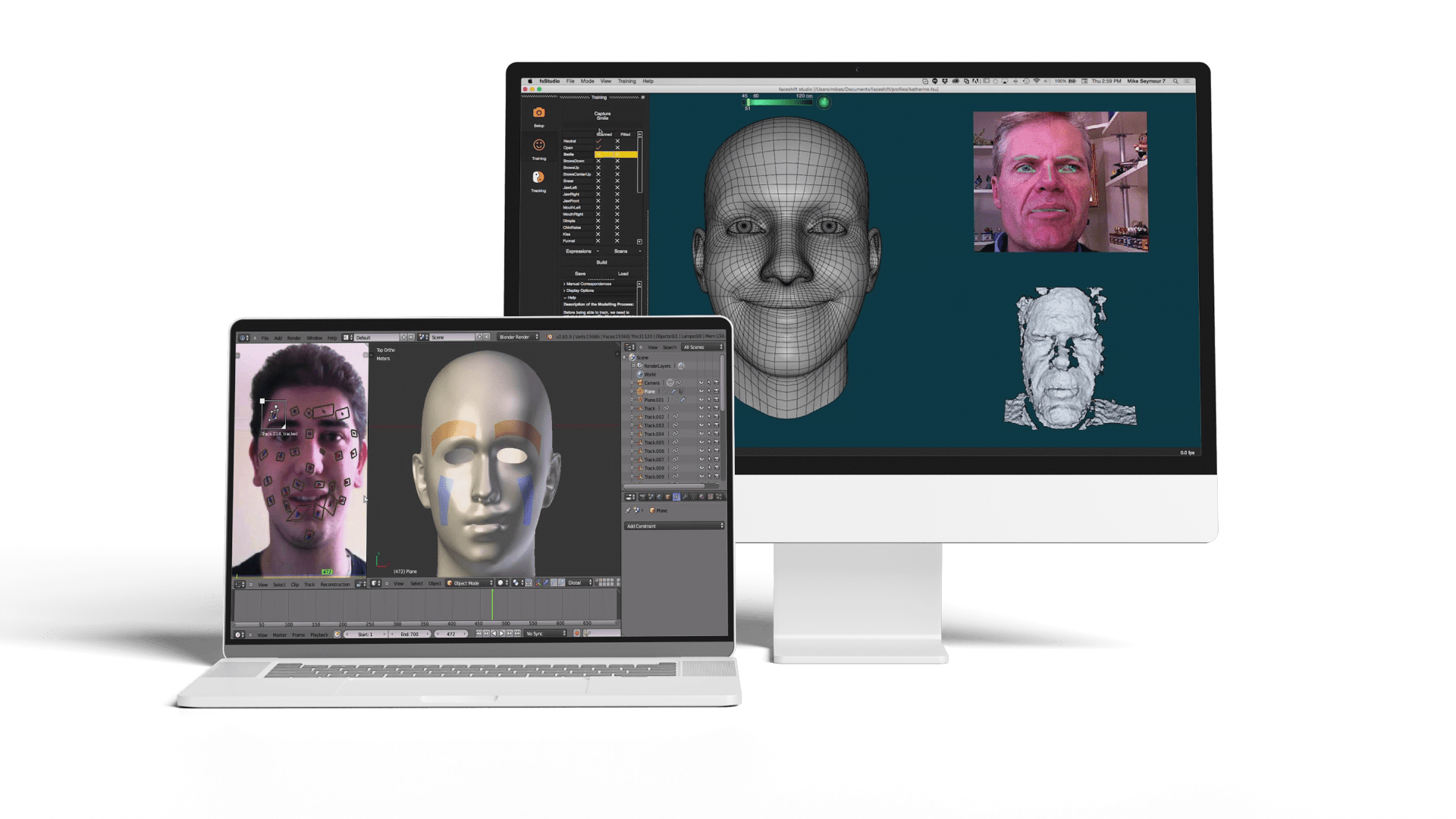 Face animation software