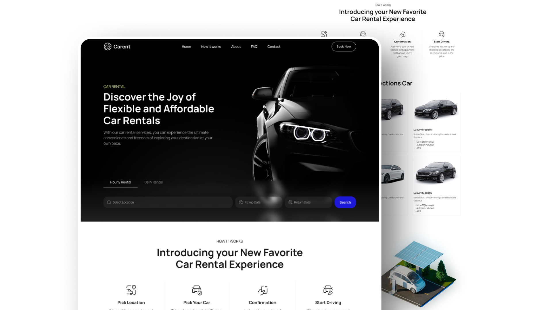 Website development for a car dealer