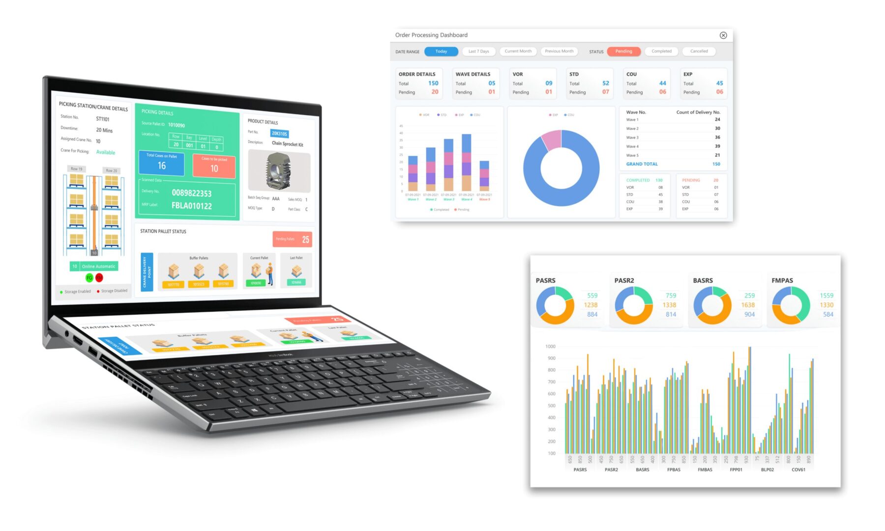 Accounting program for warehouse accounting