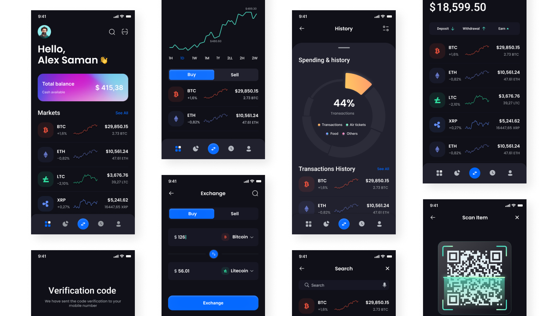 Development of mobile apps for DeFi projects