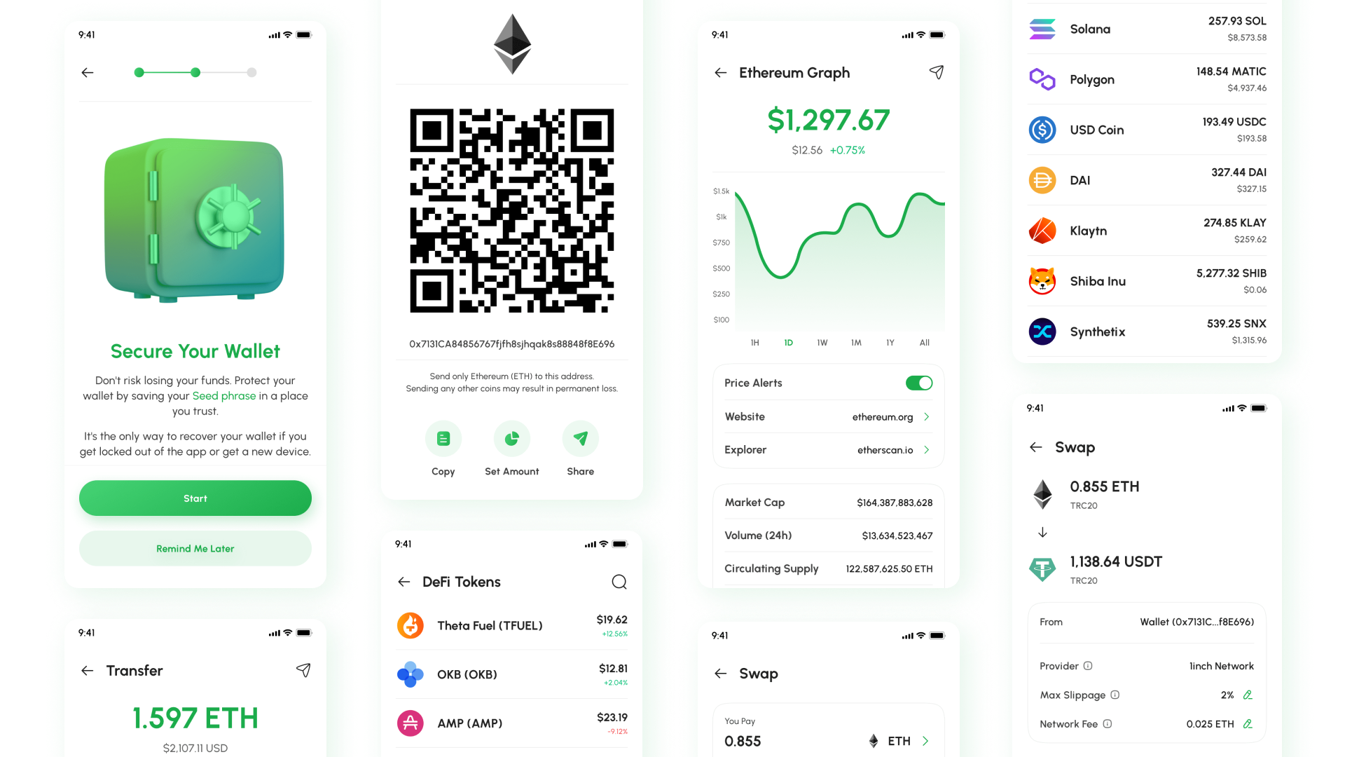 Development of a mobile app for a crypto wallet