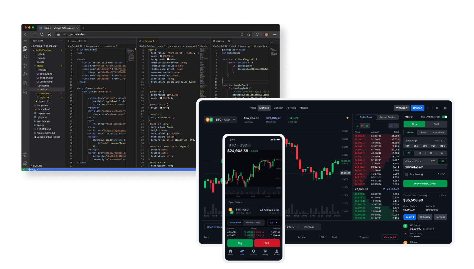 Development of a trading bot for trading on the Whitebit crypto exchange