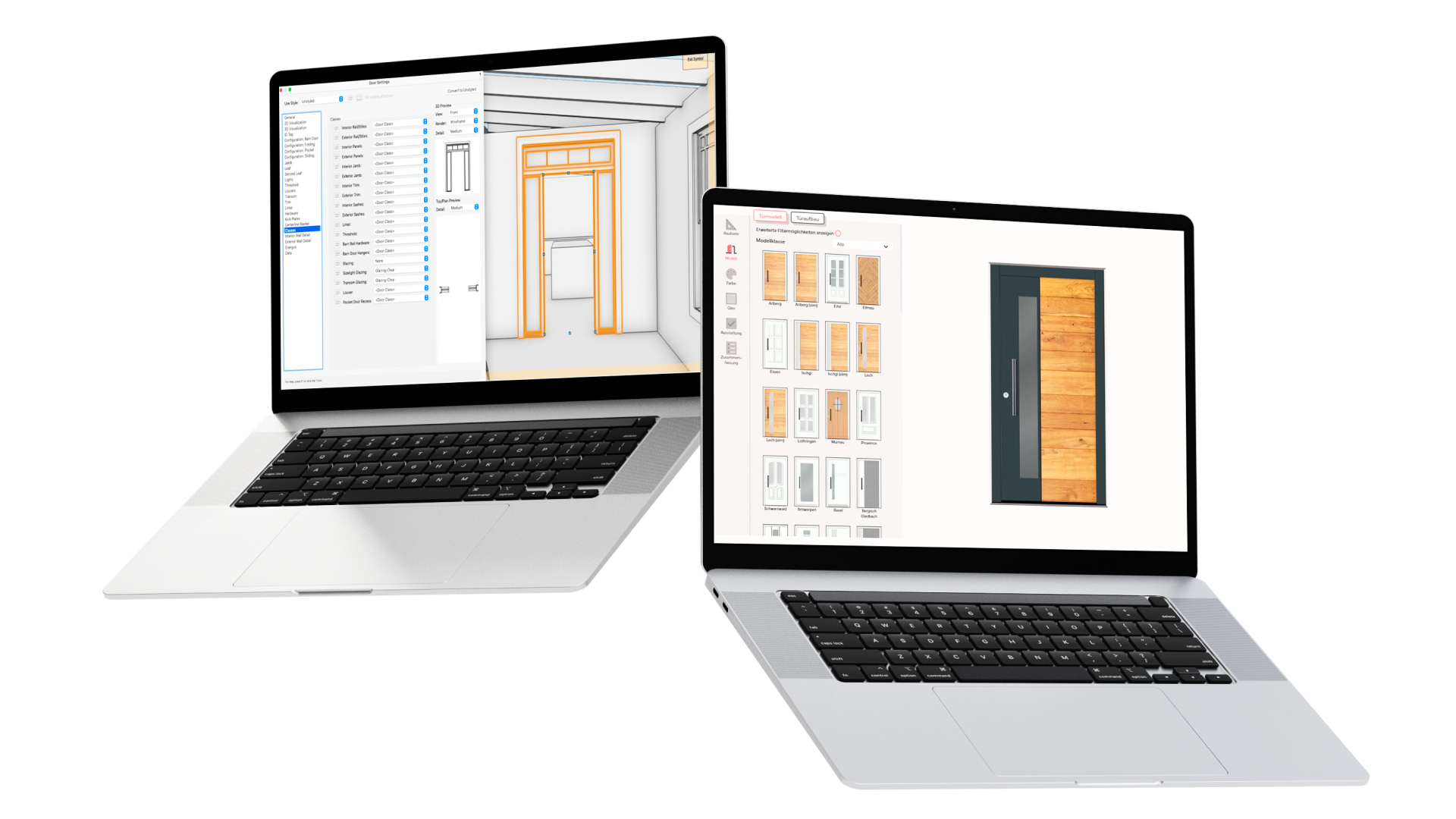 Разработка 2D конфигуратора двери для дома или офиса