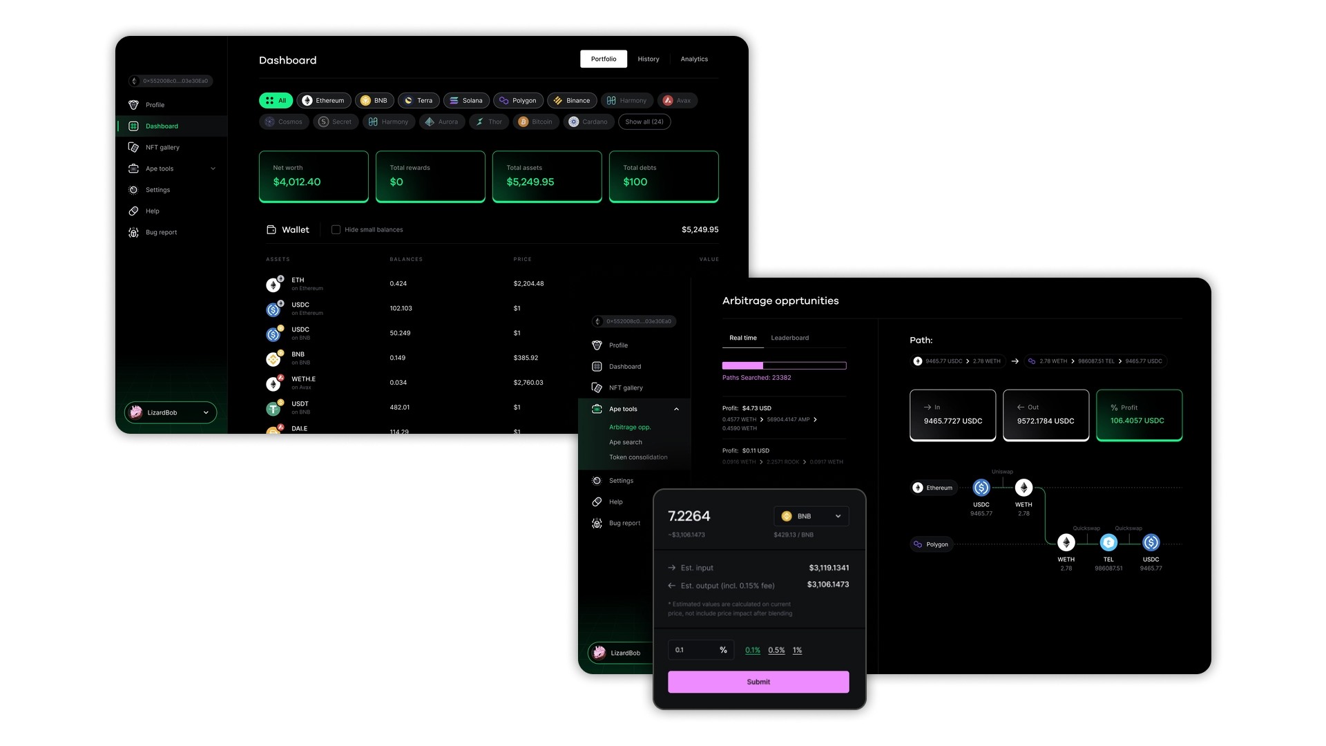 Development of a P2P crypto exchange