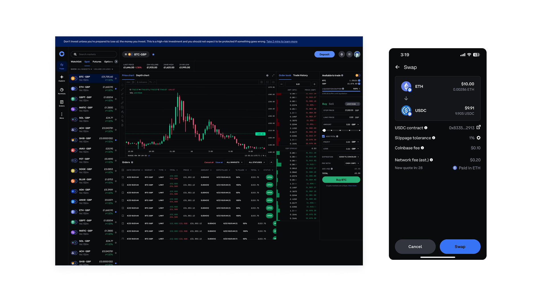 Розробка торгового бота для трейдингу на криптобіржі Coinbase Pro