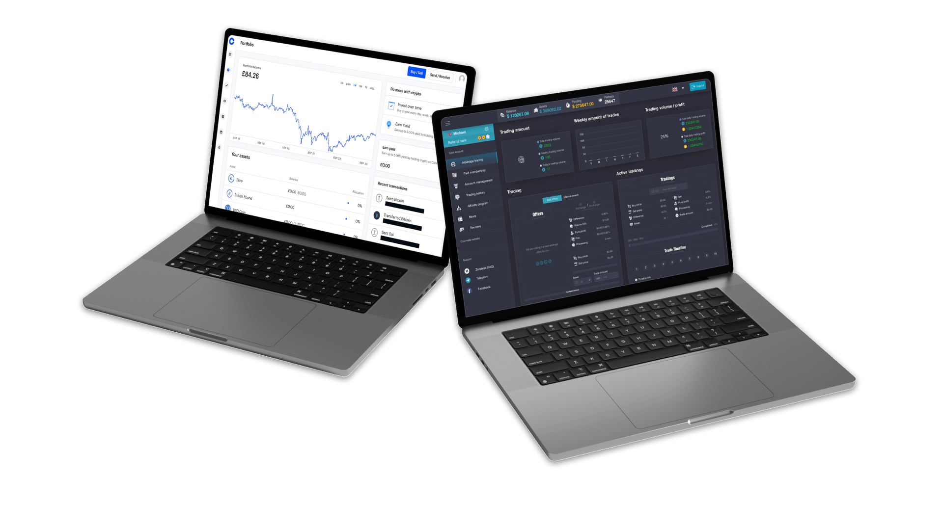 Development of a trading bot for trading on the Coinbase Pro crypto exchange